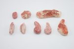 Bolsa de pan carne surtida 25 und. Medidas: de 3cm a 4cm.