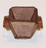 Cuartilla cónica mini. Medidas: 3,5x3x2,5cm.