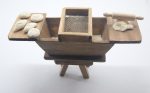 Artesa amasar pan. Medidas: 18x9cm.