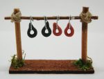 Secadero de chorizo y morcilla. (Puede hacerse con carne, pescado) Medidas: 15x6x21cm.