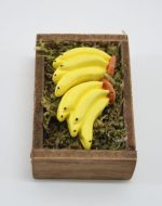 Caja grade con plátanos resina. Medidas: 7x4cm.