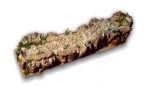 Rio de corcho con bomba de agua. 125cm. Medidas: 20x125x25cm. Cauce estrecho 5cm.