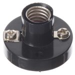 Portalámparas E10 con base.